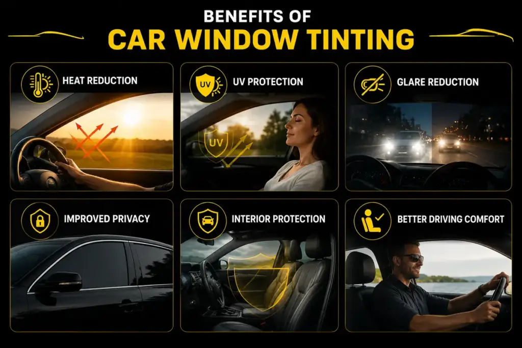 benefits of car window tinting
