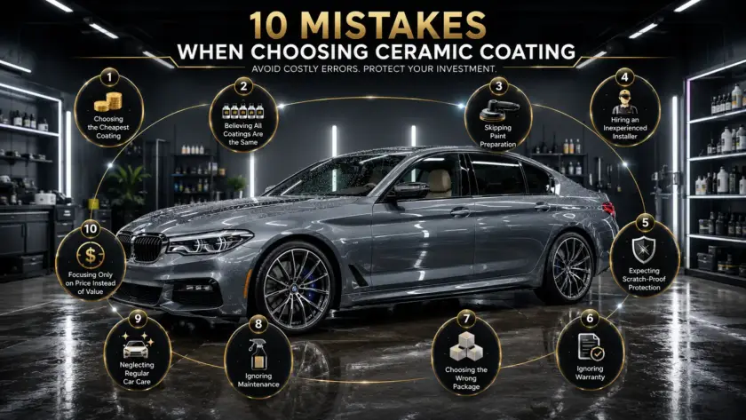 10 Mistakes When Choosing Ceramic Coating for Your Car