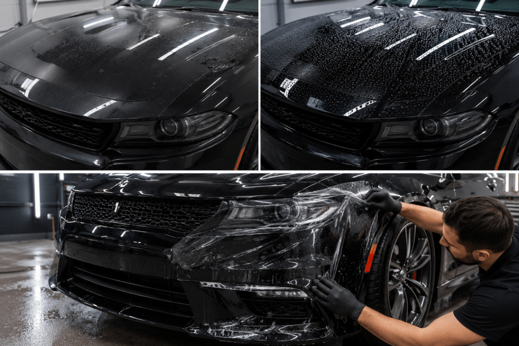 Ceramic Coating vs Wax vs PPF vs Window Tint