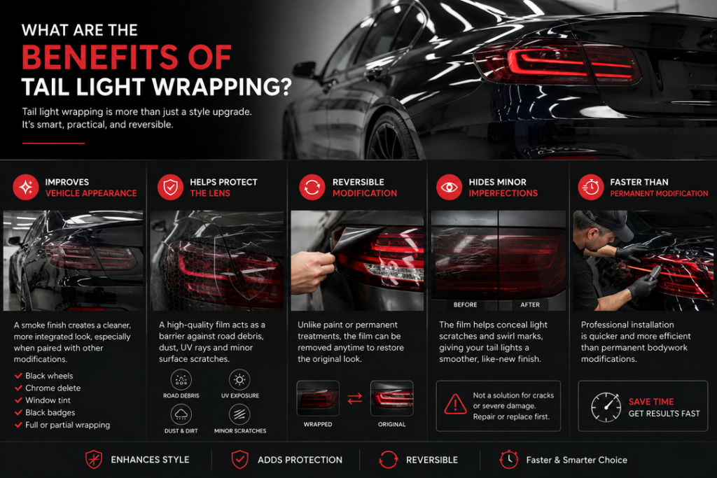 What Are the Benefits of Tail Light Wrapping
