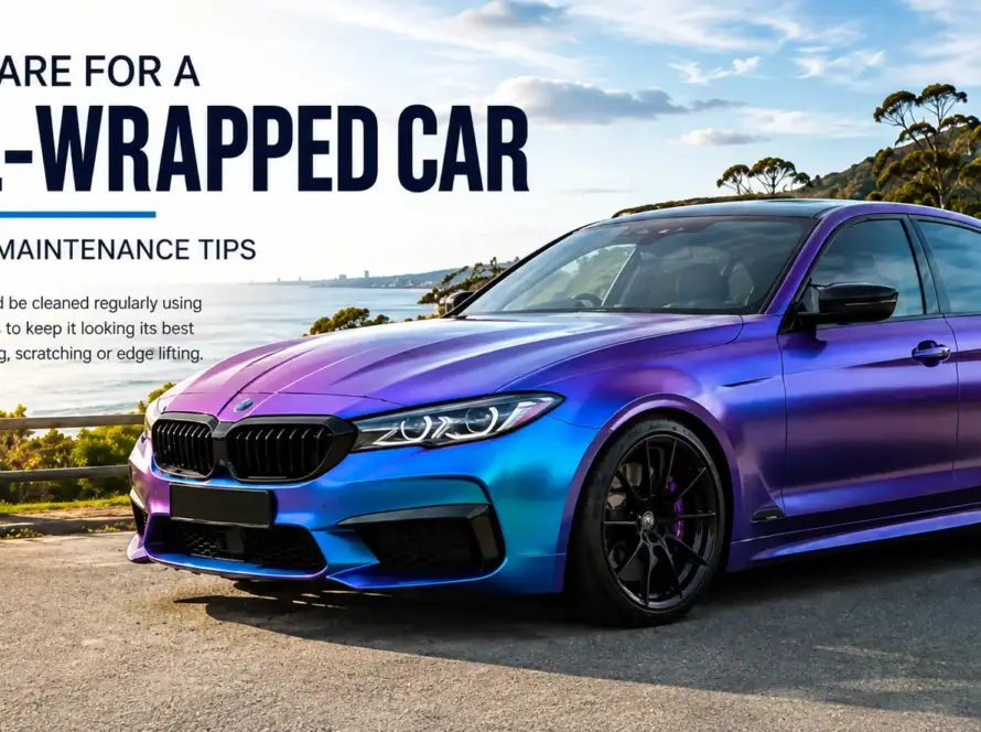 How to Care for a Vinyl-Wrapped Car 10 Maintenance Tips
