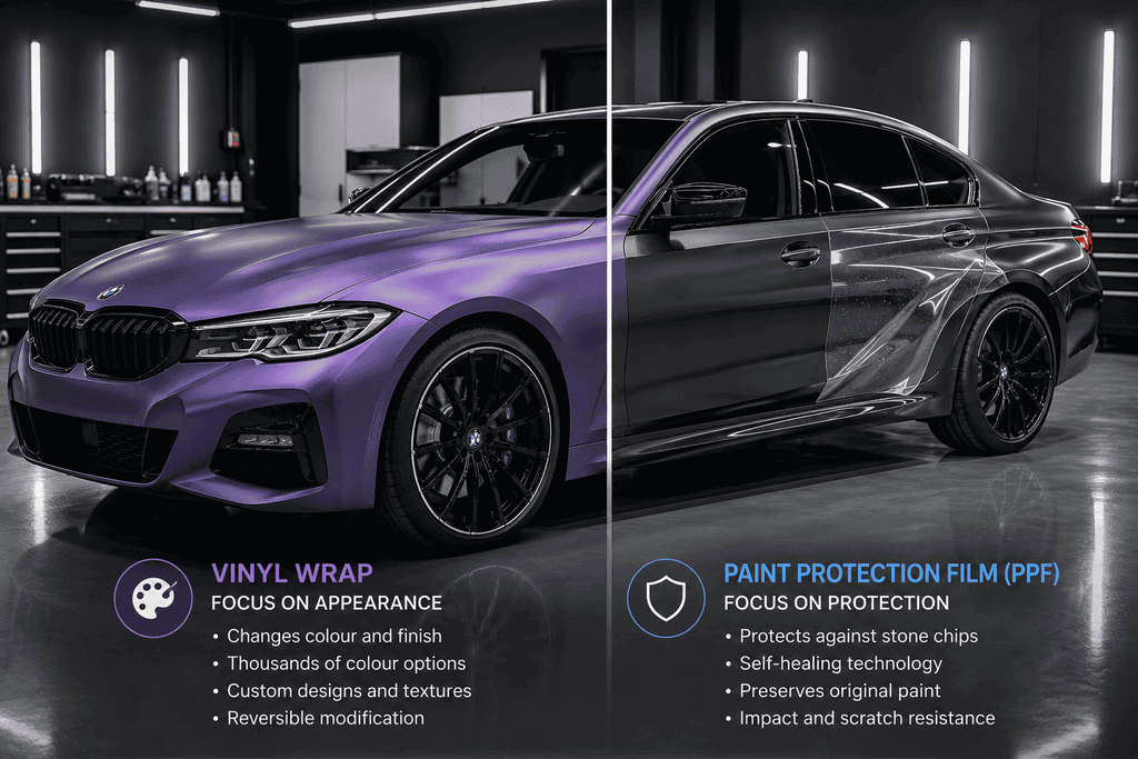 Vinyl Wrap vs Paint Protection Film (PPF)